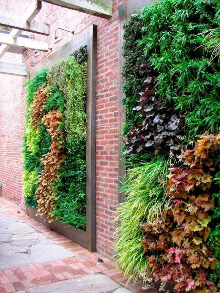 Cadres spéciaux et éclairage approprié, et même la nuit, le mur aura l'air magique