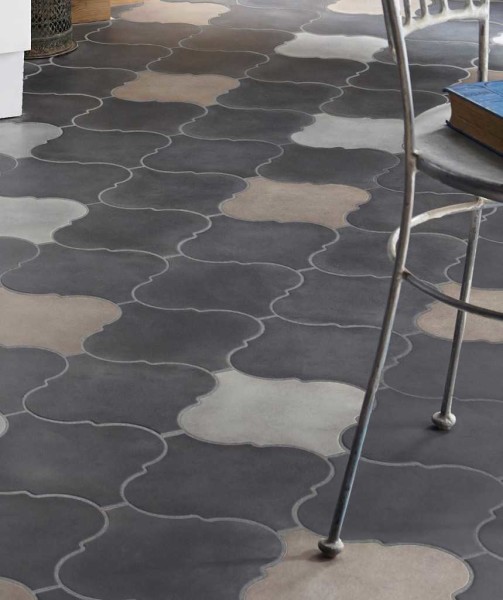 Carreaux figurés sur le sol