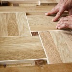 Voici comment le parquet est plié - planche à planche