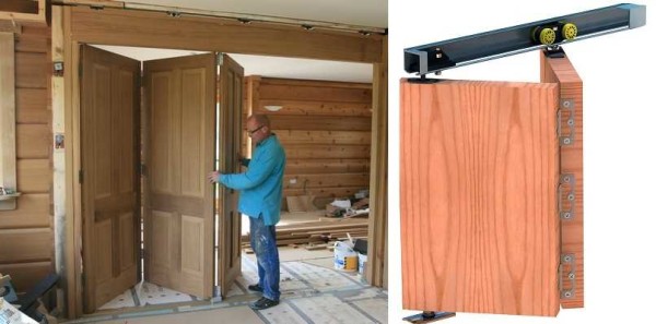 Livre-portes pliantes: appareil de base
