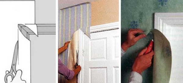Comment coller du papier peint près de la porte