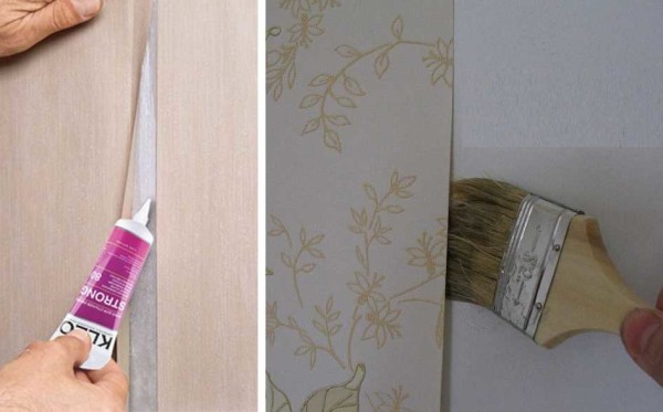 Que faire si les coutures du papier peint sont ouvertes
