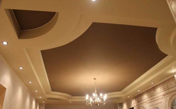 L'une des options de conception de plafond tendu