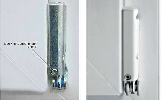 Il y a un régulateur de pression de porte en plastique