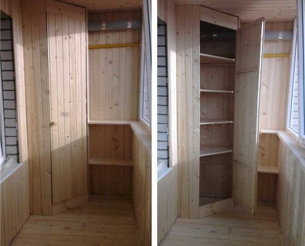 Ils ont accroché les portes, fait les étagères en dessous