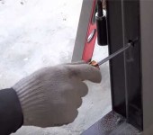 Installation de l'ancrage par le bas