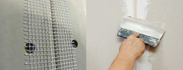 Les joints sont collés et mastic