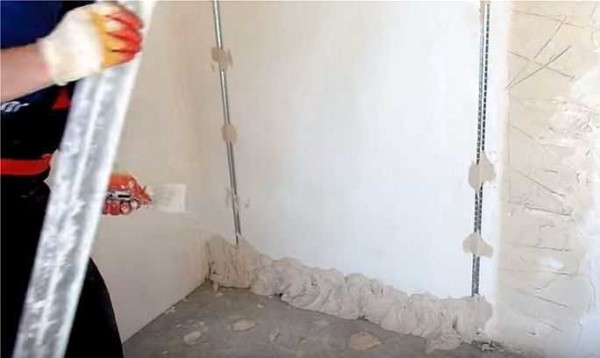 Début de plâtre