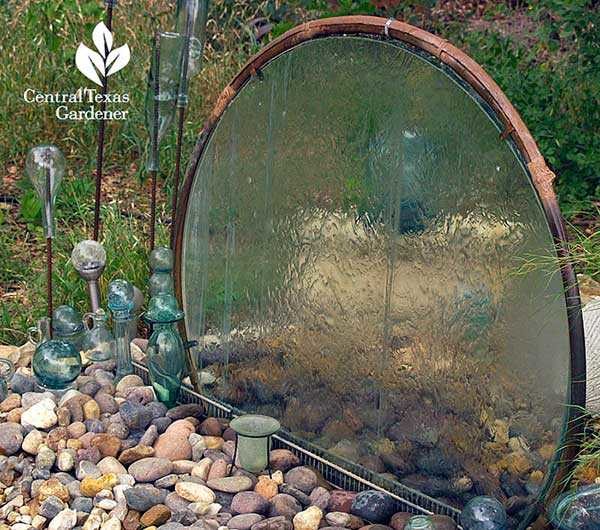 cascade de verre dans l'appartement