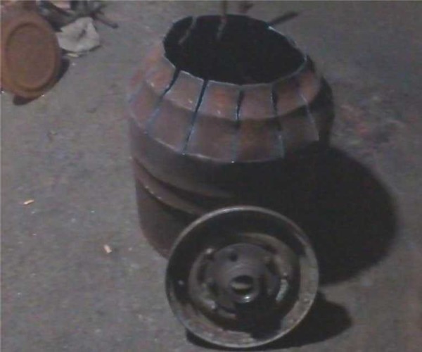 Une poire a été fabriquée à partir d'un tonneau