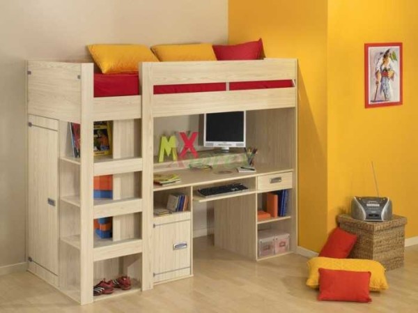 Utilisation rationnelle de l'espace - étagère d'angle + armoire latérale