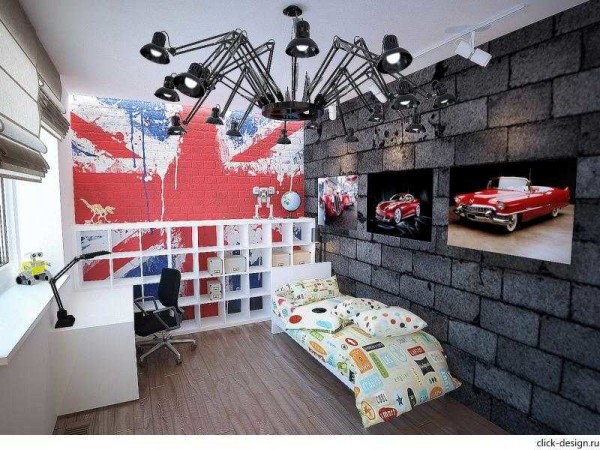 Il est impossible de se tromper - la chambre d'un adolescent ...