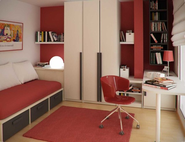 Il y a trois couleurs dans cet intérieur