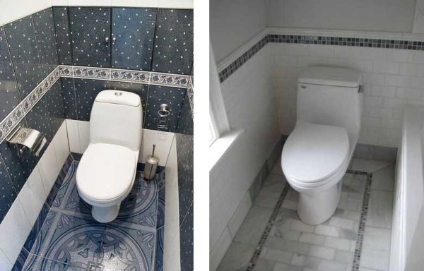 La conception des toilettes dans des couleurs neutres est le meilleur choix