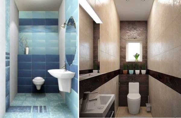 Façons d'élargir visuellement les toilettes