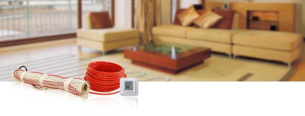 Composants d'un plancher chauffant électrique