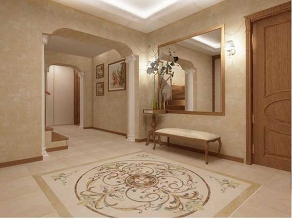 Une autre option pour un couloir de style classique