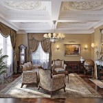 Un exemple de décoration d'un salon dans un style classique