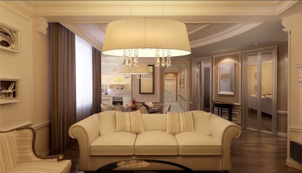 Proportionnalité, planification minutieuse, matériaux coûteux - c'est la base du style classique à l'intérieur