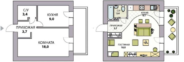 Réaménagement en studio