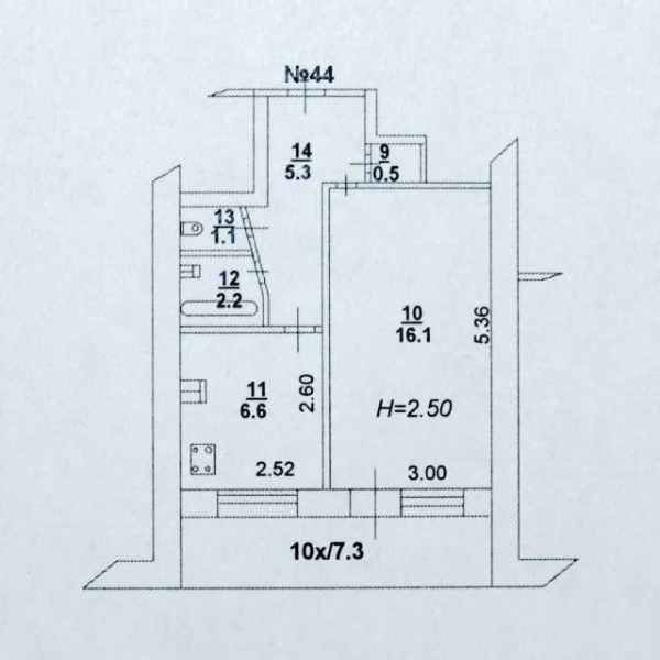 Plan de l'appartement