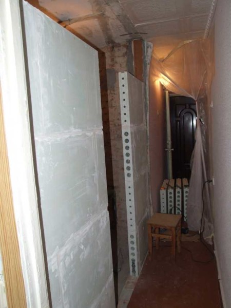 Partitions à partir de blocs muraux