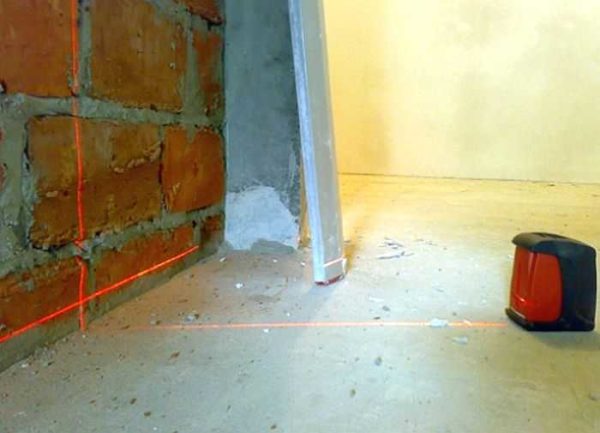 Le niveau laser est plus facile à travailler