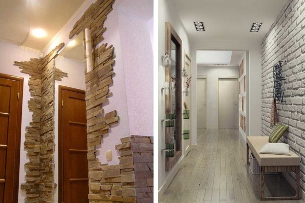 Deux styles différents et un matériau