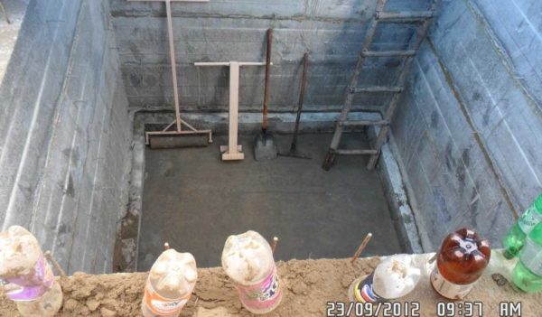 Première couche de sous-plancher