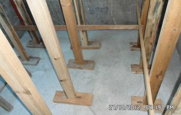 Sous-couche installée