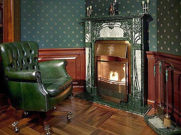 Extérieur d'une cheminée classique