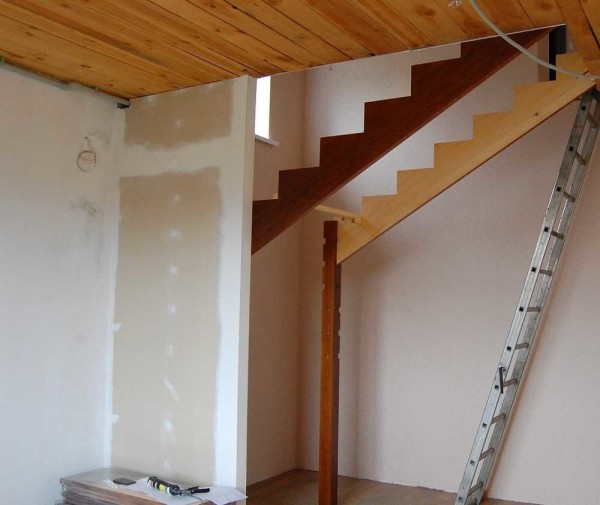 Installation des limons supérieurs