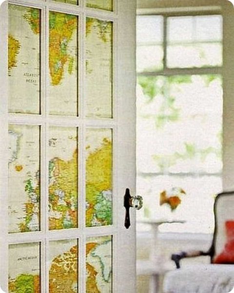 Vous pouvez utiliser une carte au lieu d'un fond d'écran
