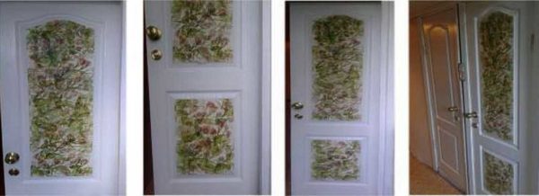 Le décor de porte de bricolage est presque terminé