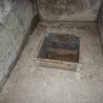 Fosse creusée, coffrage installé