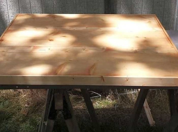 Ceci est le dessus de table fini.