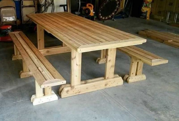 Une autre option avec des bancs séparés