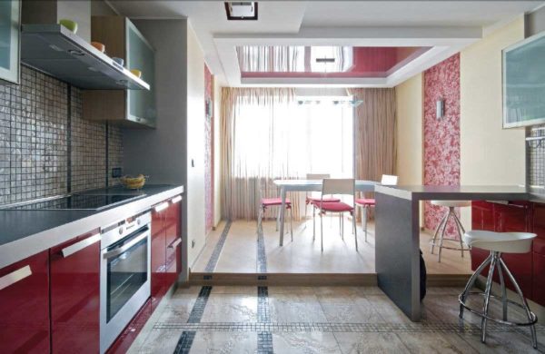 Sol de cuisine pratique