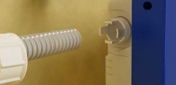 Raccordement de l'installation à l'alimentation en eau