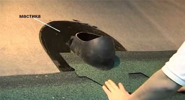 La jupe est enduite de mastic