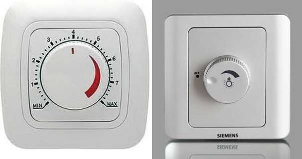 Les modèles rotatifs et rotatifs à poussoir ne diffèrent pas de l'extérieur