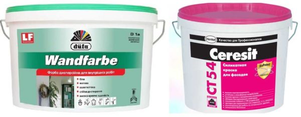Les peintures à l'eau minérale et silicatée ont des caractéristiques et des objectifs différents.