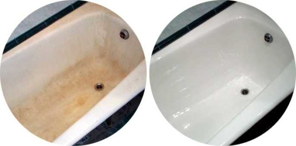 Vous pouvez restaurer le bain à la maison.