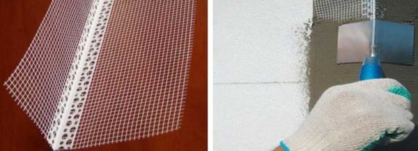 Maille de renfort d'angle