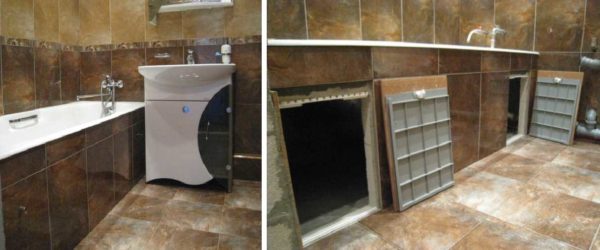 Les espaces sont presque invisibles sur les carreaux sombres avec un coulis foncé