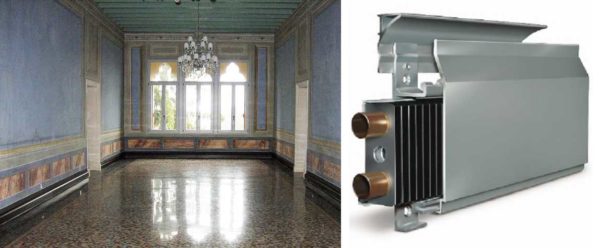 Le chauffage des plinthes est presque invisible