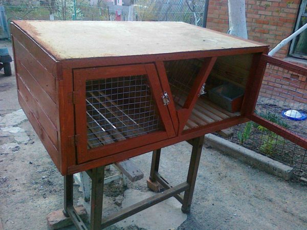 Exemple photo d'une cage à lapin