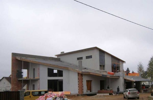 Maison à paliers multiples - un projet terminé intéressant