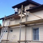 La construction de l'échafaudage est modulaire, peut être facilement étendue à la hauteur et à la forme requises