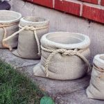 Le décor original d'un pot de fleur